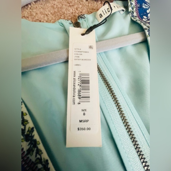 Alice and Olivia Blue Mariska Romper - Picture 6 of 11